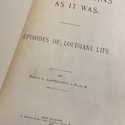 c.1895 Episodes Of New Orleans Life by Henry Castellanos