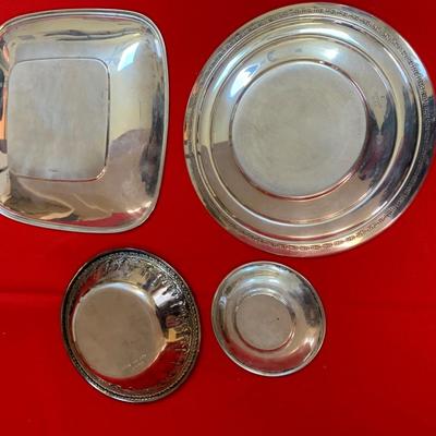 Sterling Plates Lot - 620 grams