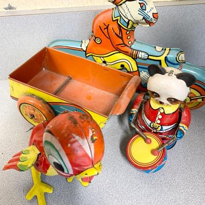 Vintage Metal Toy Lot