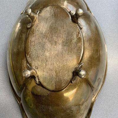 Footed Sterling Silver Serving Bowl