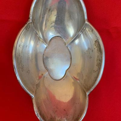 Footed Sterling Silver Serving Bowl