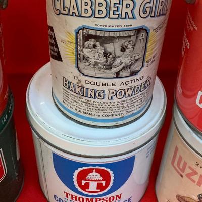 Vintage Tins Lot