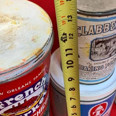 Vintage Tins Lot