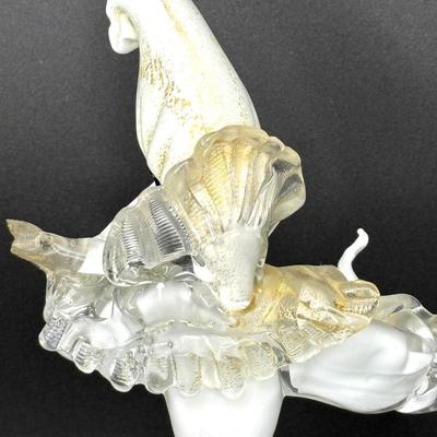 Authentic Vintage Murano Glass Venetian Masked Dancing Lady