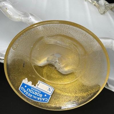 Authentic Vintage Murano Glass Venetian Masked Dancing Lady