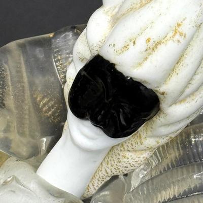 Authentic Vintage Murano Glass Venetian Masked Dancing Lady