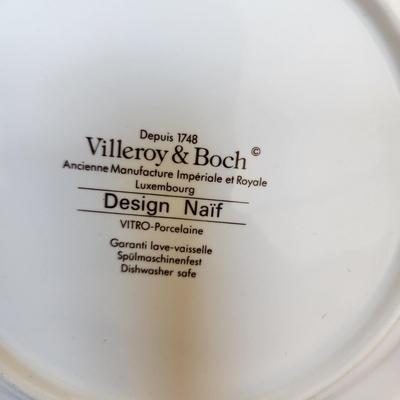 Villeroy & Boch Design Naif Christmas Plates Trinket Holders , Tea pot