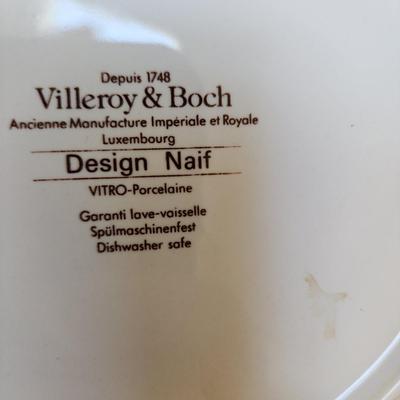 Villeroy & Boch Design Naif Christmas Plates Trinket Holders , Tea pot