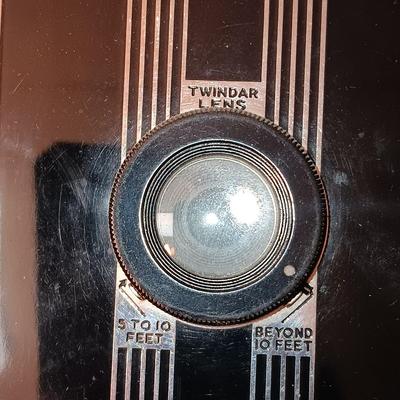 ART DECO JIFFY KODAK SIX-16 FOLDING CAMERA WITH BOX