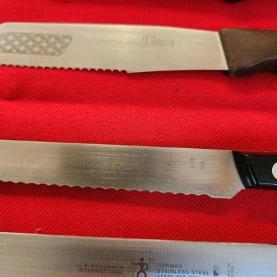 8 Assorted J.A. Henckels Knives