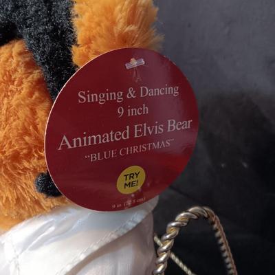 ELVIS SINGING & DANCING ANIMATED BEAR PLUS MULTI SONG JUKEBOX