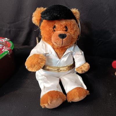 ELVIS SINGING & DANCING ANIMATED BEAR PLUS MULTI SONG JUKEBOX