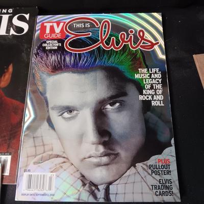ELVIS MAGAZINES, TV GUIDES AND PICTURES