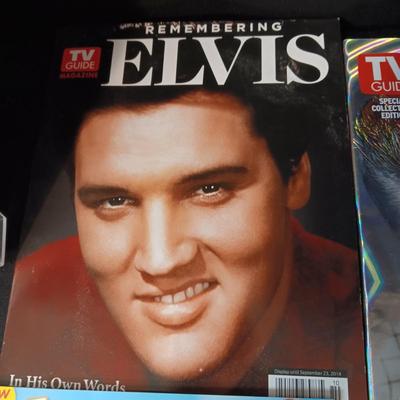 ELVIS MAGAZINES, TV GUIDES AND PICTURES