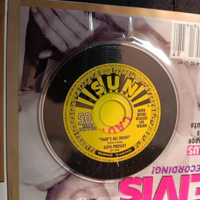 ELVIS NEWSPAPER CLIPPINGS, TV GUIDE, MAGAZINE AND MORE