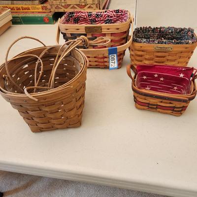 4 Longaberger Baskets