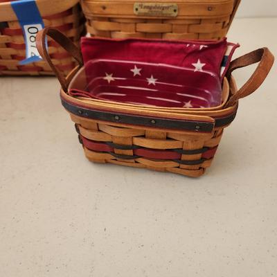 4 Longaberger Baskets