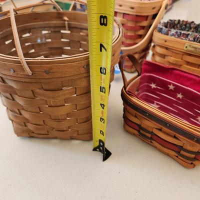 4 Longaberger Baskets