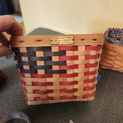 4 Longaberger Baskets