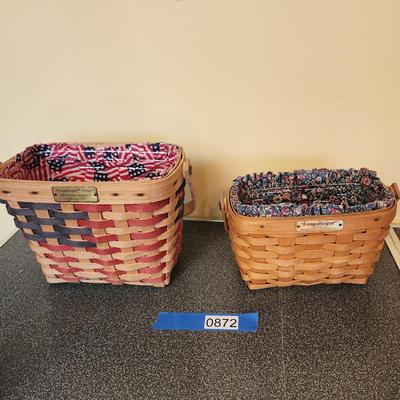 4 Longaberger Baskets