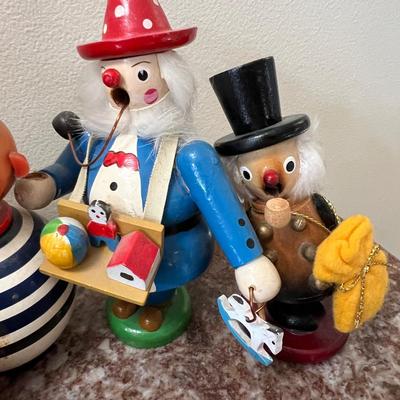Vintage Toy Figurines Lot - MCM, Mr. Tap'N'Go, German, Bulgarian, Otto Mertens