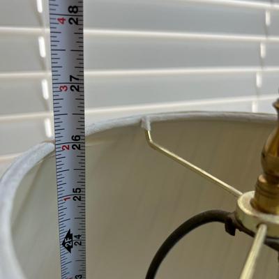 Ceramic Pottery Table Lamp - Stamped