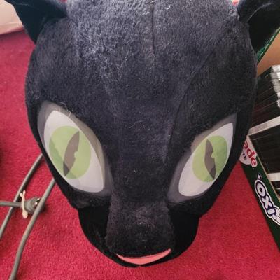 Cat head mask for Halloween