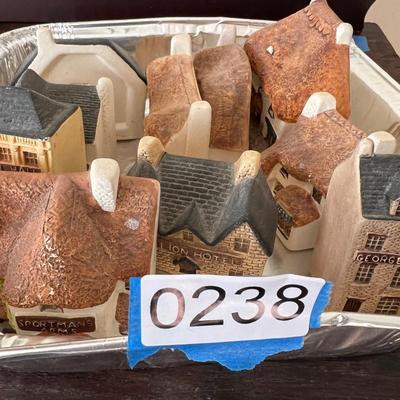 Philip Laureston Ceramic Miniature Cottage Lot