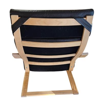 # 1 Ikea Poang Armchair Brown Leather