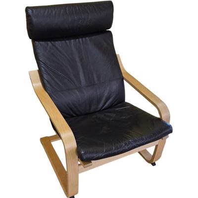 # 1 Ikea Poang Armchair Brown Leather