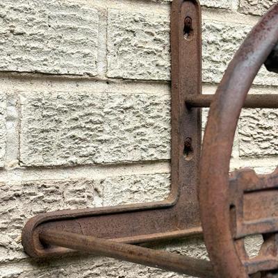Heavy Cast Iron Hose Bib with Train Design