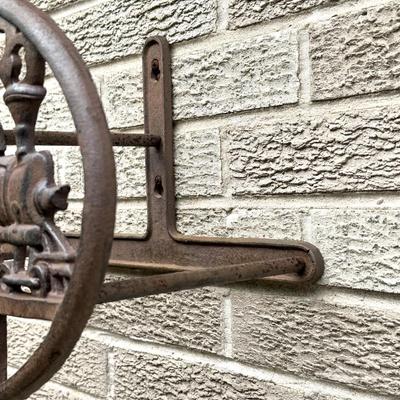 Heavy Cast Iron Hose Bib with Train Design