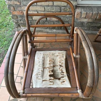 Vintage Rattan Bamboo Furniture Set (See Details)