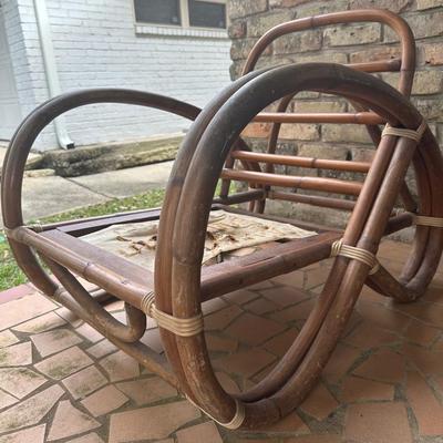 Vintage Rattan Bamboo Furniture Set (See Details)
