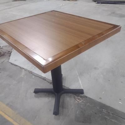 Commercial Grade Solid Wood Table Wood Grain Finish Choice B