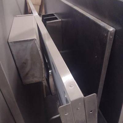 Commercial Restroom Partitions with Grab Bars and Paper Dispensers