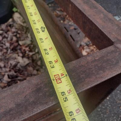 Pull Behind Trailer with Wood Floor and Metal Sides Flip Gate