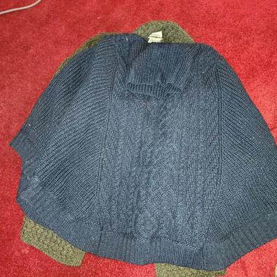 Lot of wool cardigans/sweaters.