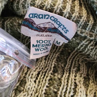 Lot of wool cardigans/sweaters.
