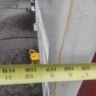 Vintage Steel Airport Luggage Pull Behind Trailer Choice B