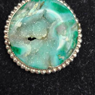 Druzy Tie or Scarf Clip