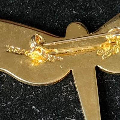 Laurel Burch DRAGONFLY brooch