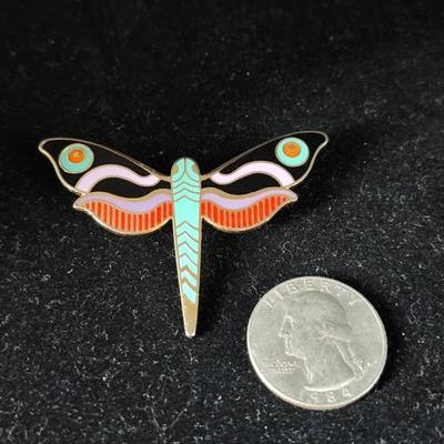 Laurel Burch DRAGONFLY brooch