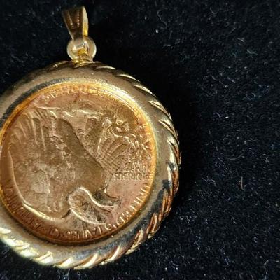 1943 Walking Liberty Pendant