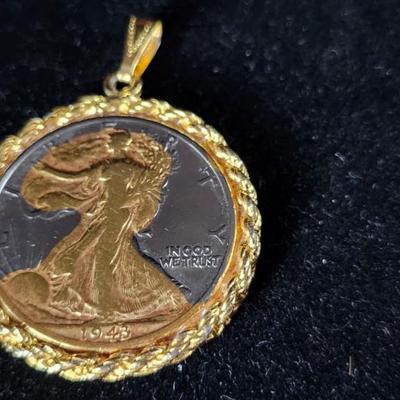 1943 Walking Liberty Pendant