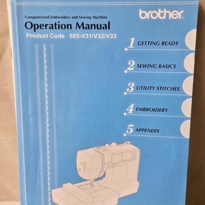 Brother Computerized Embroidery and Sewing Machine 855 v31/v32/v33