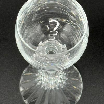 Set of 7 Mikasa "The Ritz" Crystal Cordial Wine Glasses