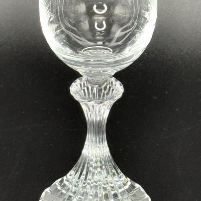 Set of 7 Mikasa "The Ritz" Crystal Cordial Wine Glasses