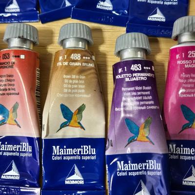MaimerBlu Oil Paints and 2 Palette Trays