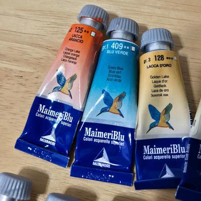 MaimerBlu Oil Paints and 2 Palette Trays